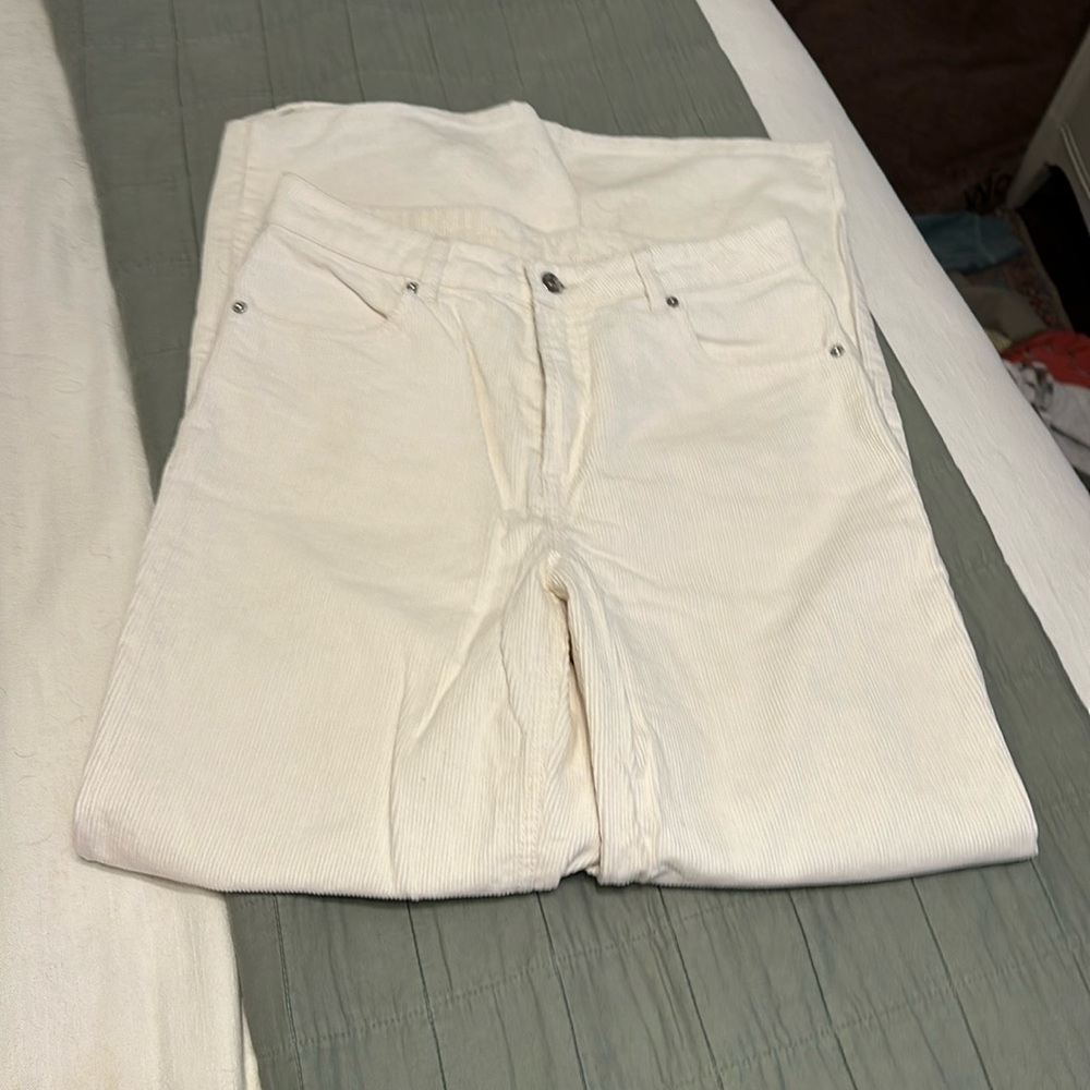 White cord pants!